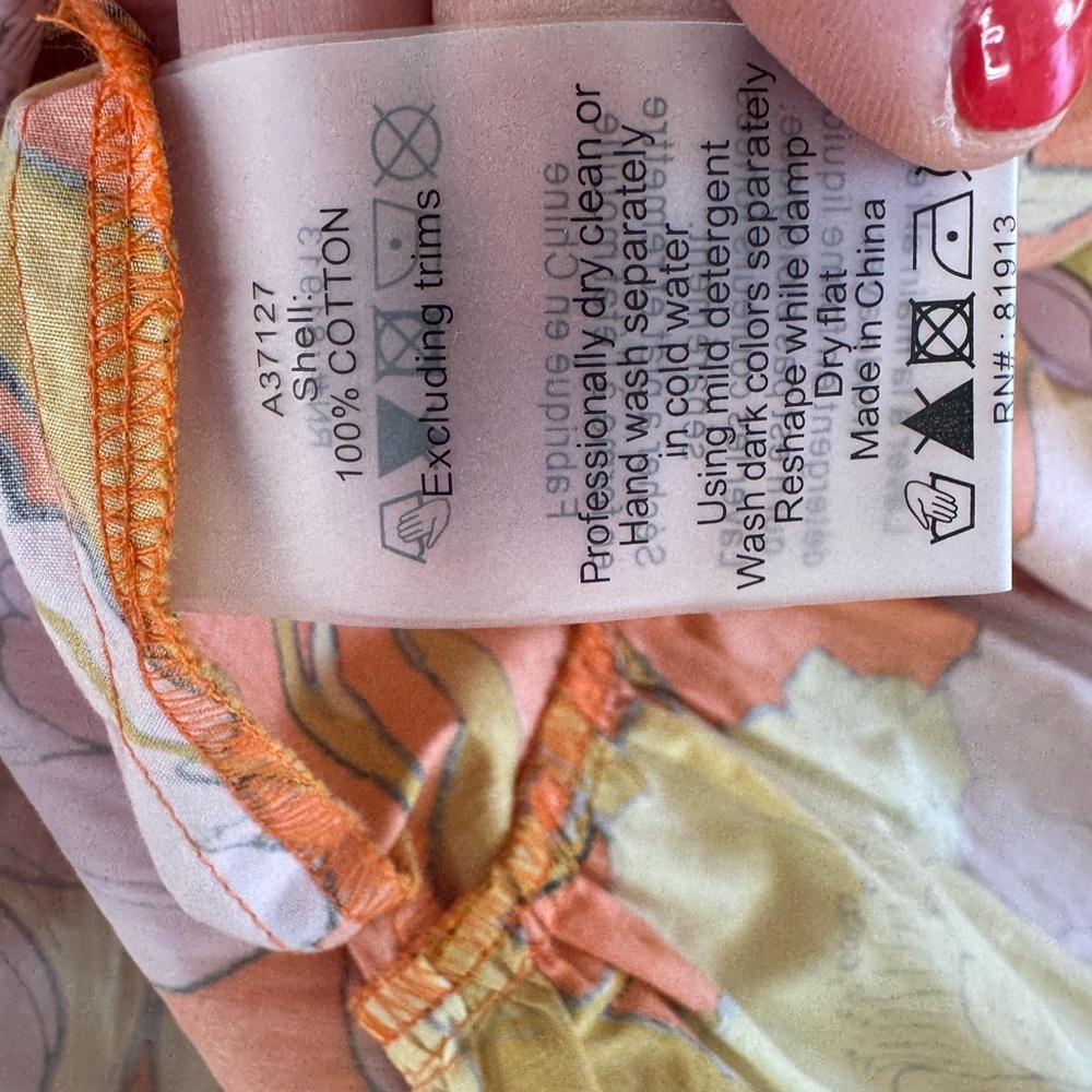 Plenty by Tracy Reese Orange and Yellow Floral Maxi Dress - Picture 6 of 10